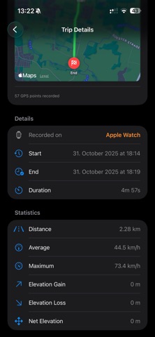 LogMyRide: GPS Speedometer Screenshot 6 of 8