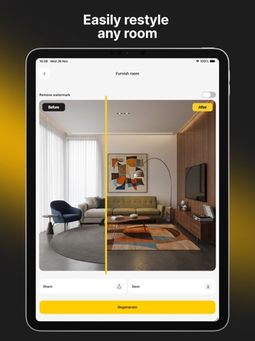 Modara – AI Interior Design iPad screenshot