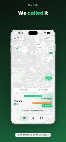 Refil - Fuel Prices & EV iPhone screenshot 6
