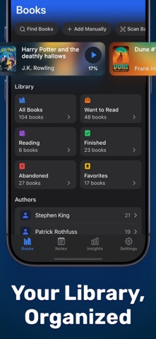 Bookrise: Book Reading Tracker Screenshot 2 of 7