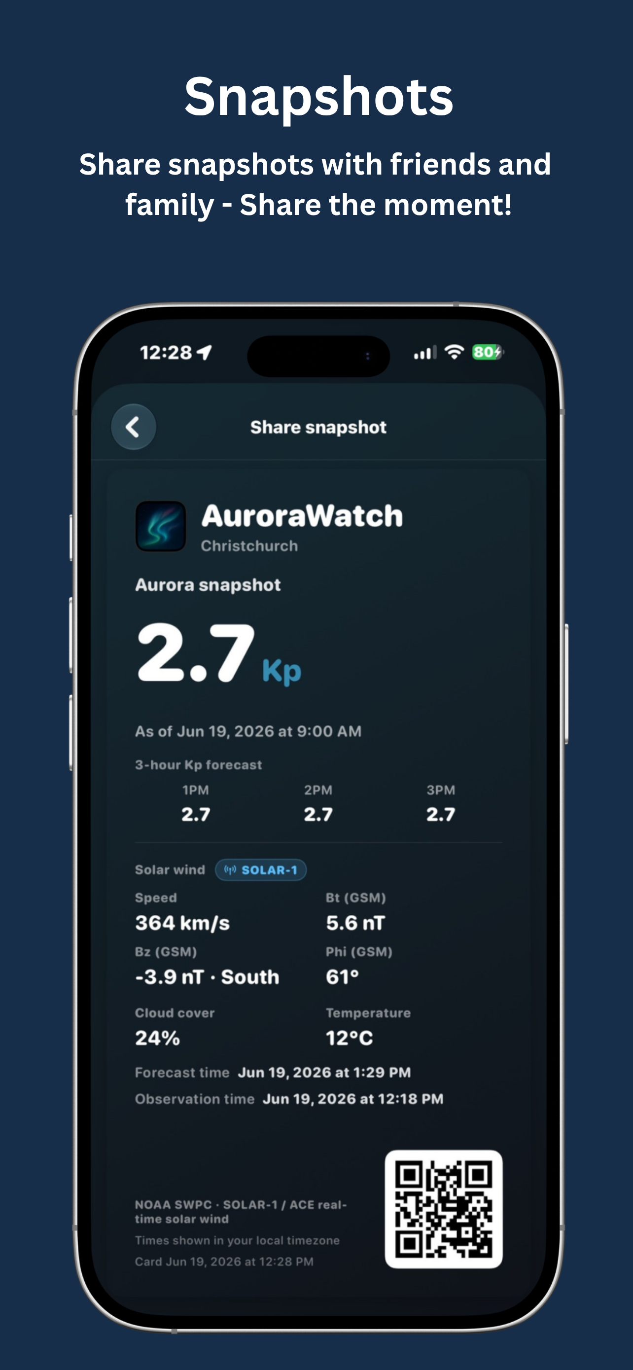 AuroraWatch: Aurora Alerts