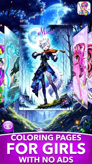 PONY Coloring Pages for Girls screenshot 3