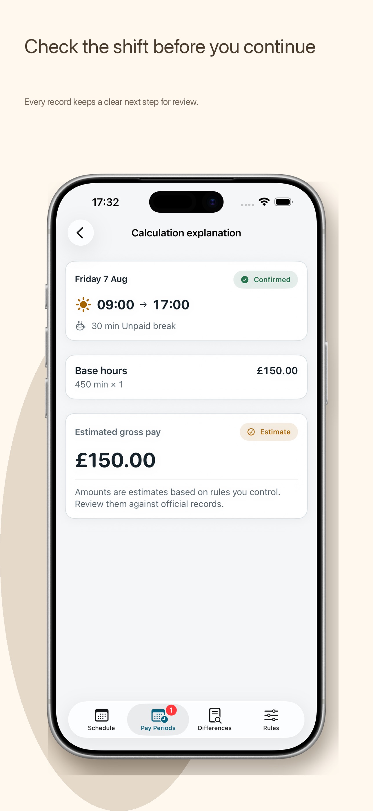 Screenshot 5 of RotaLens - Rota & Pay Checker