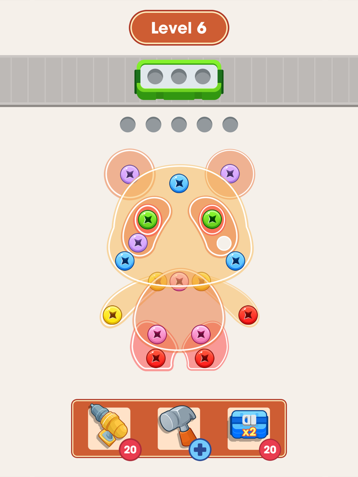 Screw Pin Jam Puzzle