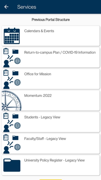 La Salle University Screenshot