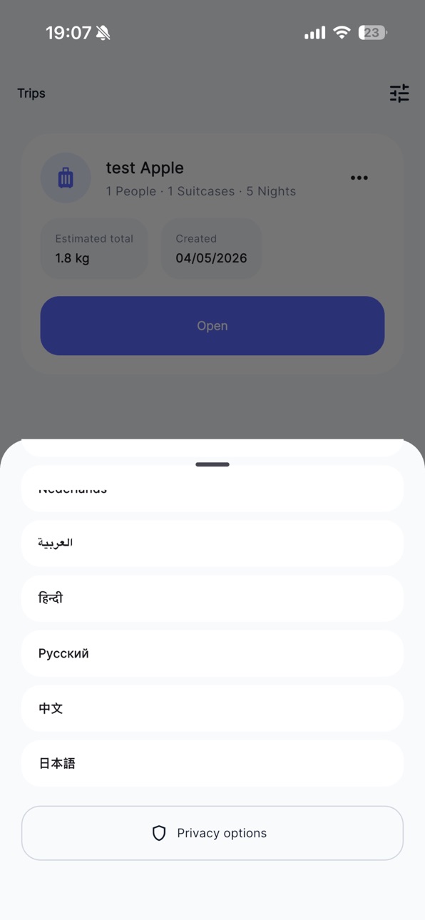 iPhone screenshot