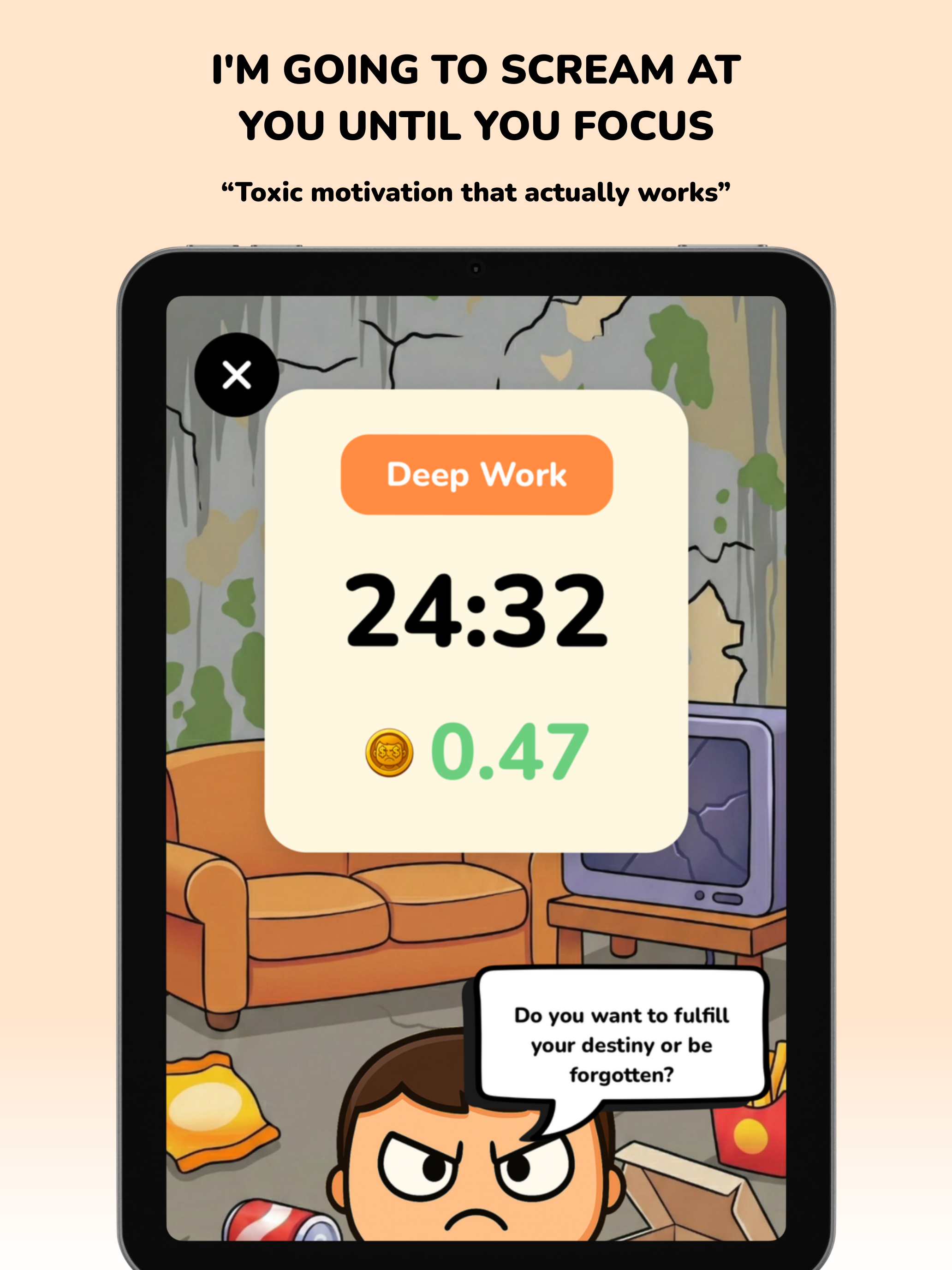 Screaming Coach - Focus Timer