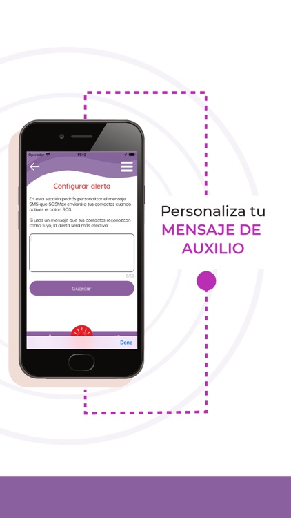 SOSFem - Botón de pánico/SOS screenshot-3