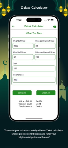 Muslim Calendar Prayer Times iPhone screenshot