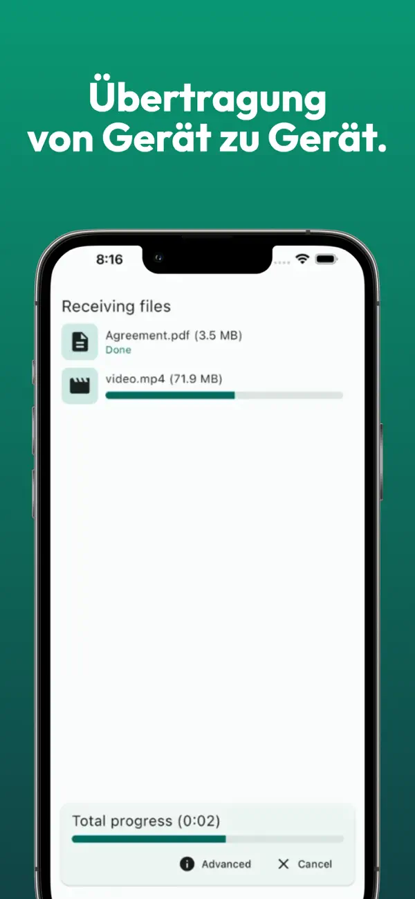 LocalSend iPhone App Screenshot 4 – Dienstprogramme