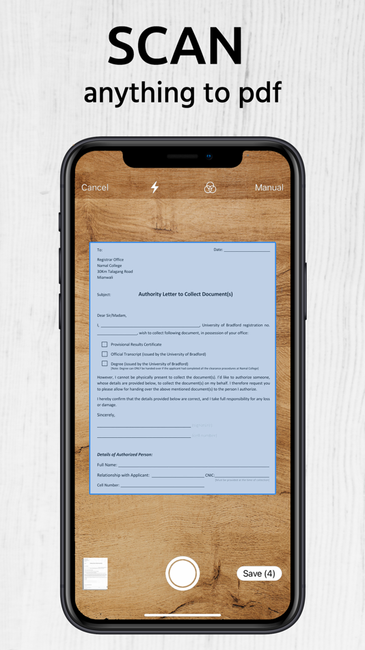 #1. Convert Image to PDF ScannerMe (iOS) 由: Rakib Joarder