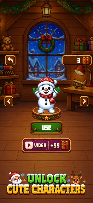 Santa Skis to Town: Ski Rush screenshot 4