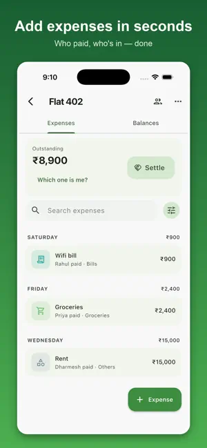 SplitPay – Split Expenses screenshot 2