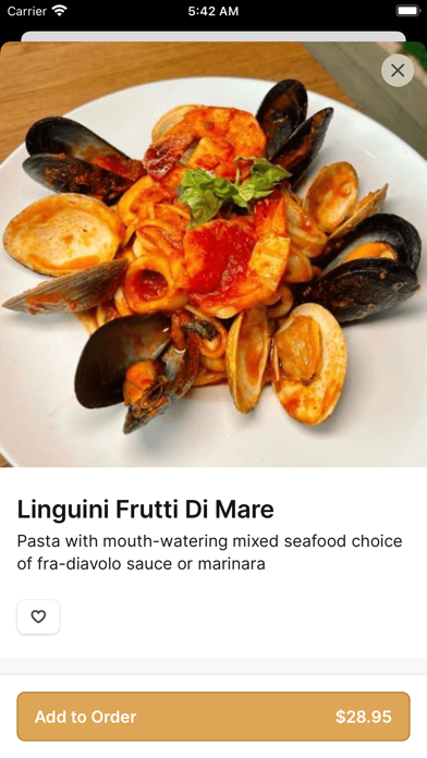 Villaggio Ristorante Italian iPhone screenshot 4 - Food & Drink app