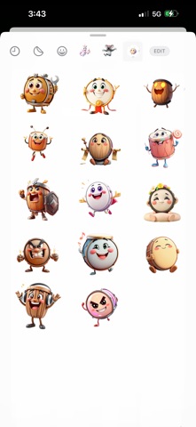 砰砰鼓贴纸 screenshot