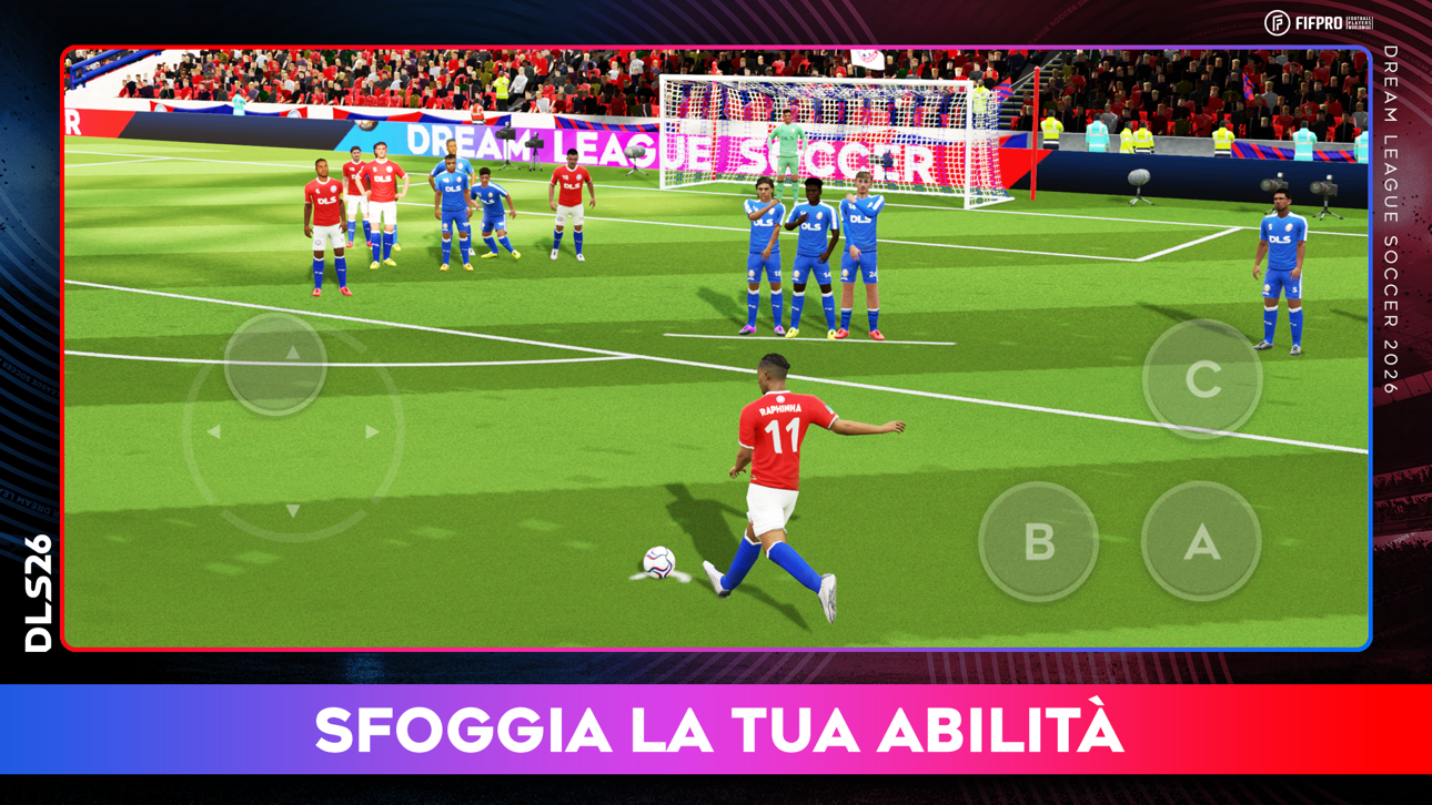 Dream League Soccer 2026 iOS Mod IPA screenshot 4 - iOS game interface