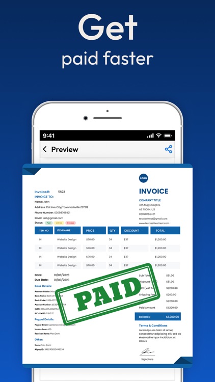 Invoice Creator・Receipt Maker screenshot-3