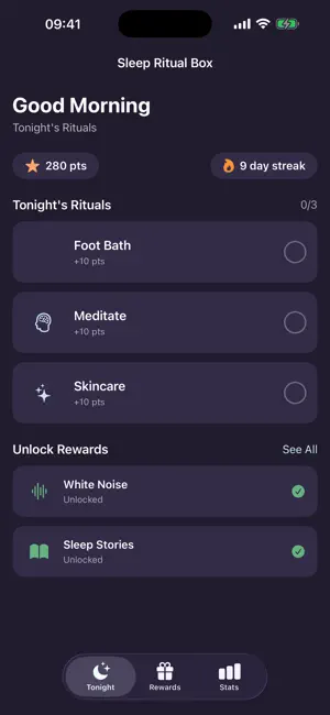 SleepRitualBox screenshot 1