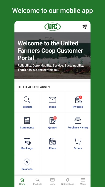 Central United Customer Portal