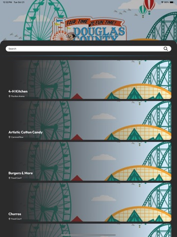 Douglas County Fair iPad screenshot