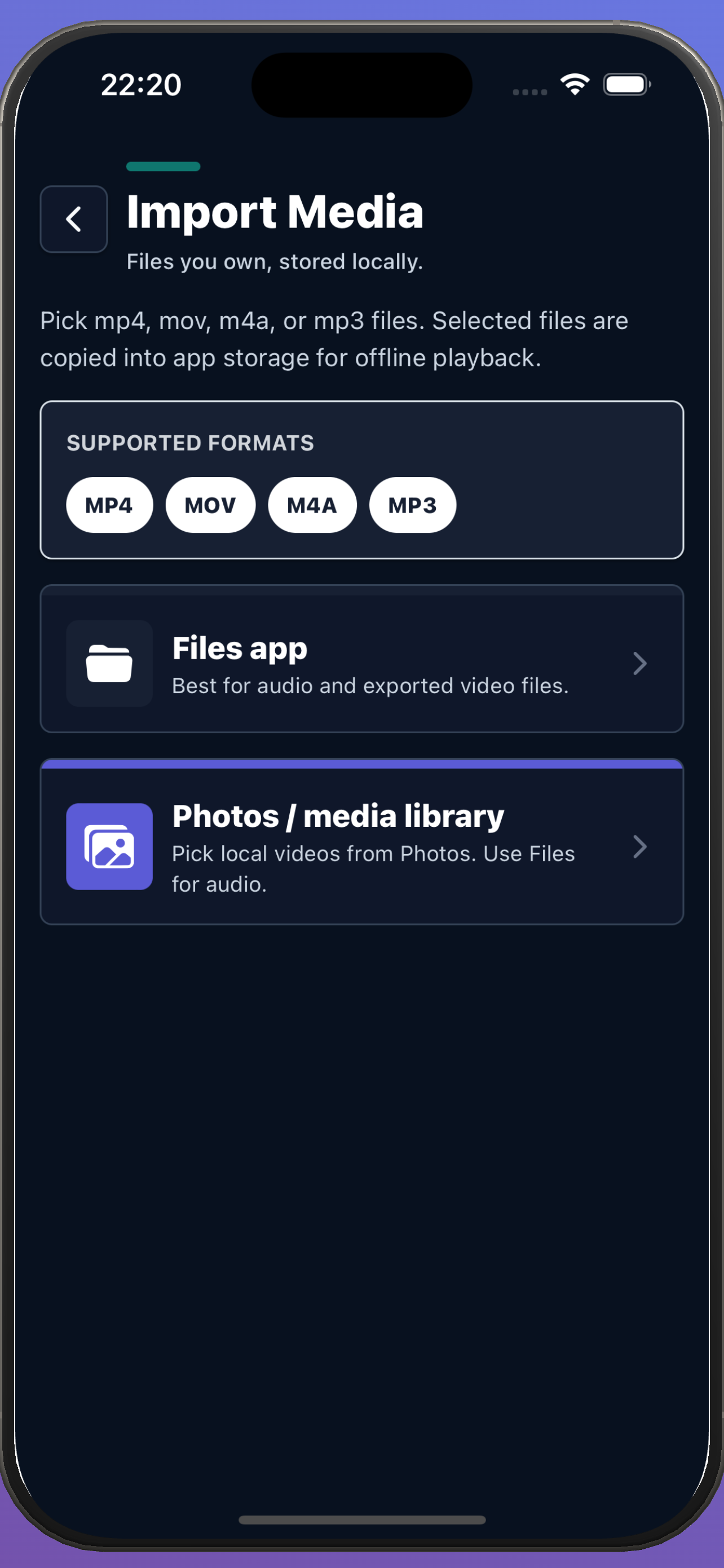 Offline Video & Audio Player screenshot 3