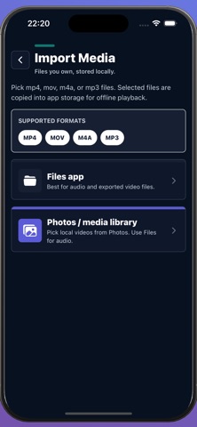 Offline Video & Audio Player screenshot