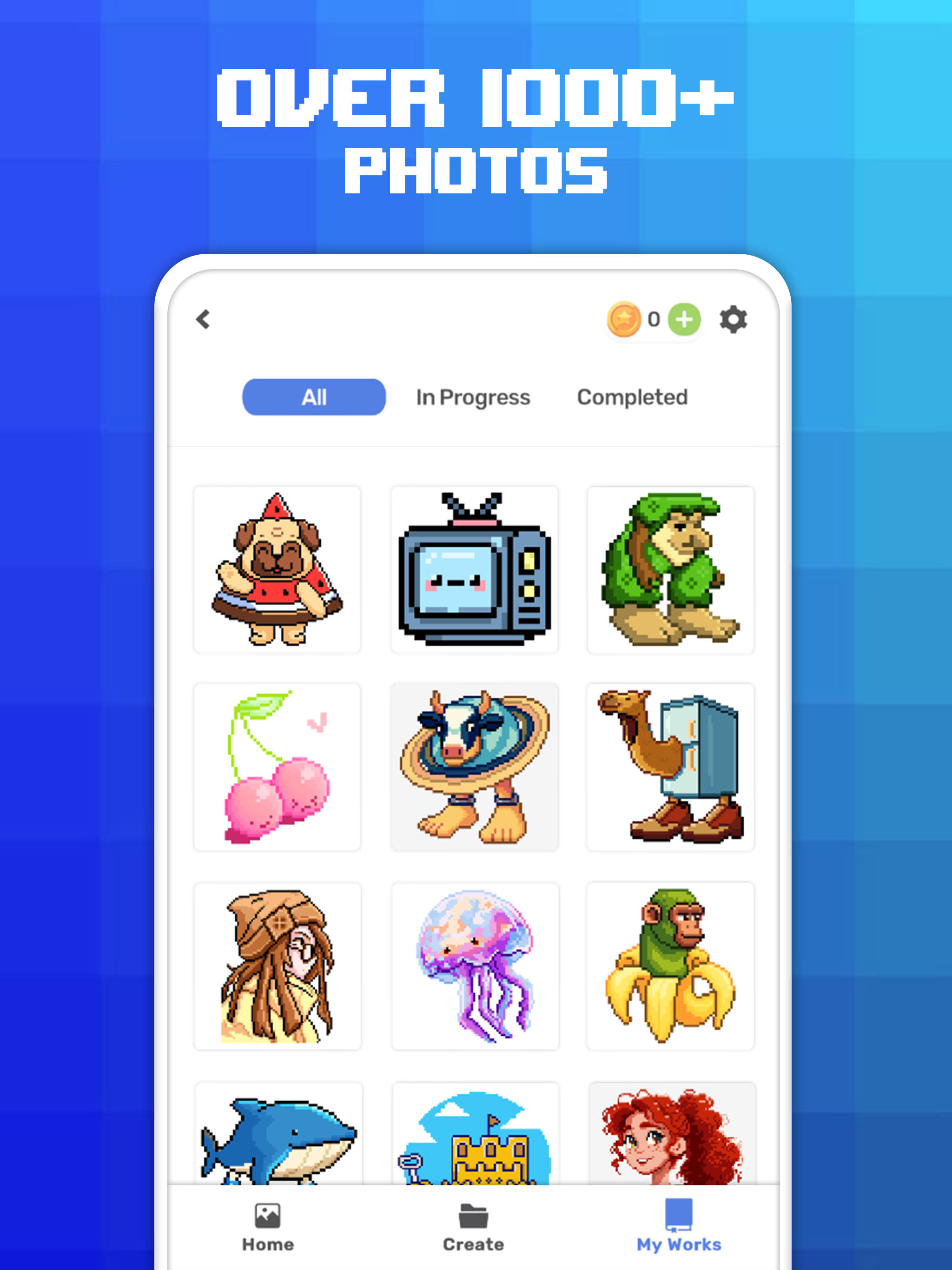 Pixel Art: Color by Animals