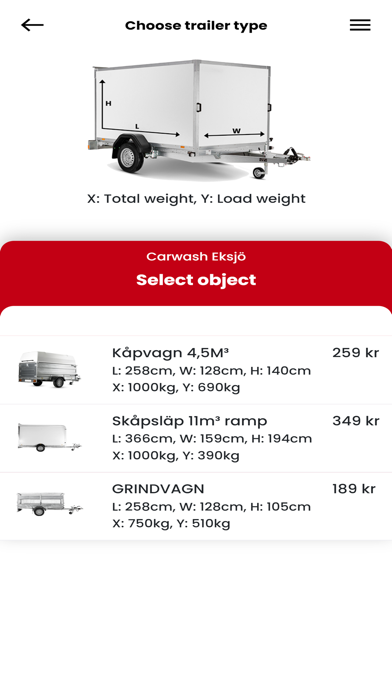 Brenderup Rental Screenshot