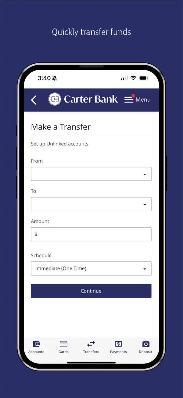 Screenshot #3 pour Carter Bank Mobile