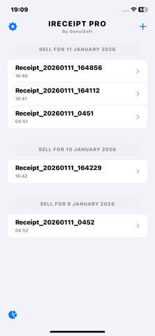 iReceiptPro のスクリーンショット