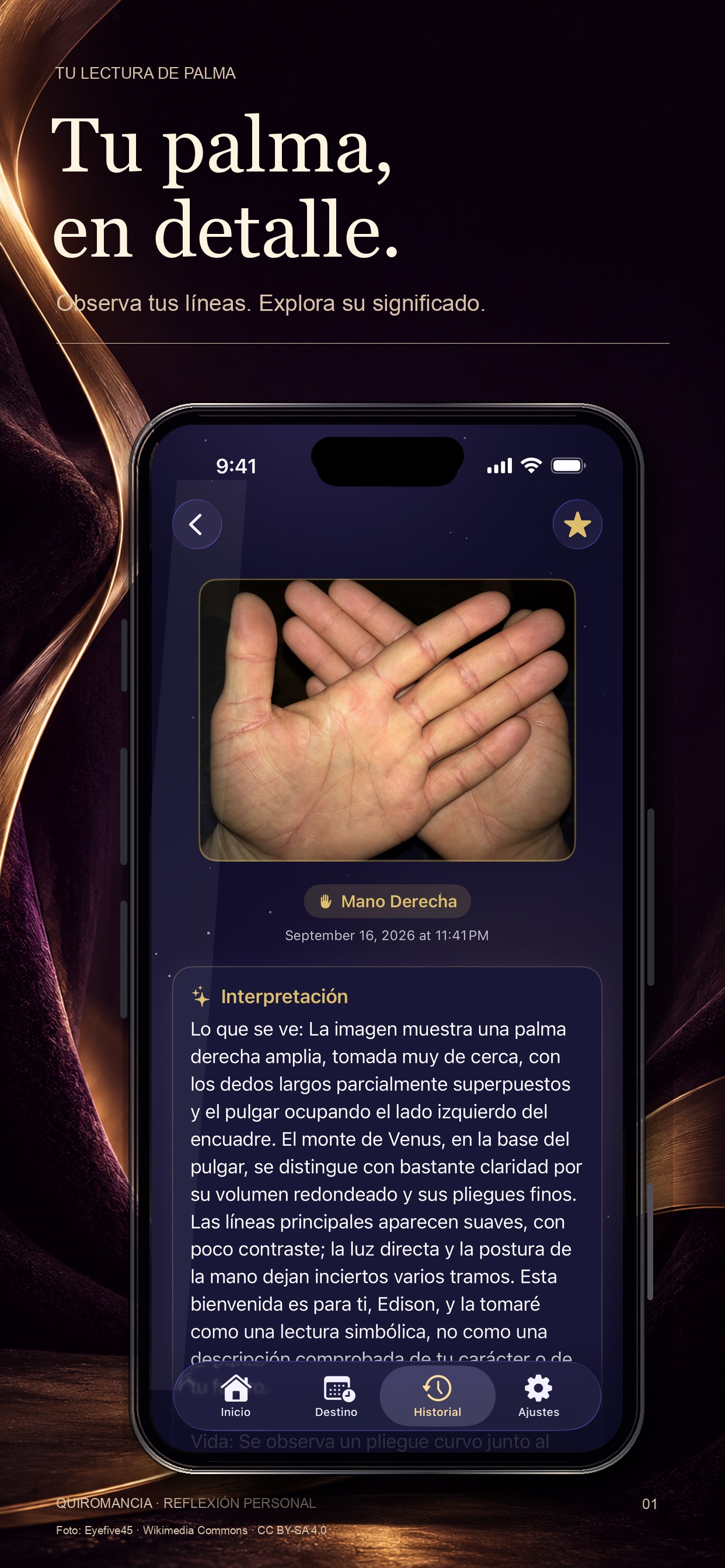 Screenshot 1 of Lectura de Mano: Tu Palma
