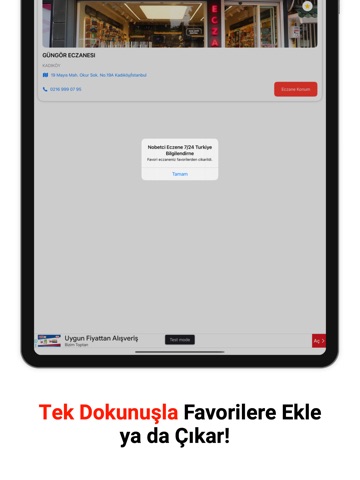 Nöbetçi Eczane Türkiye 7/24 iPad screenshot