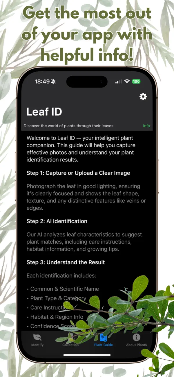 #3. Leaf Identifier: AI Scanner (iOS) Göre: Angel App Publishing Ltd.