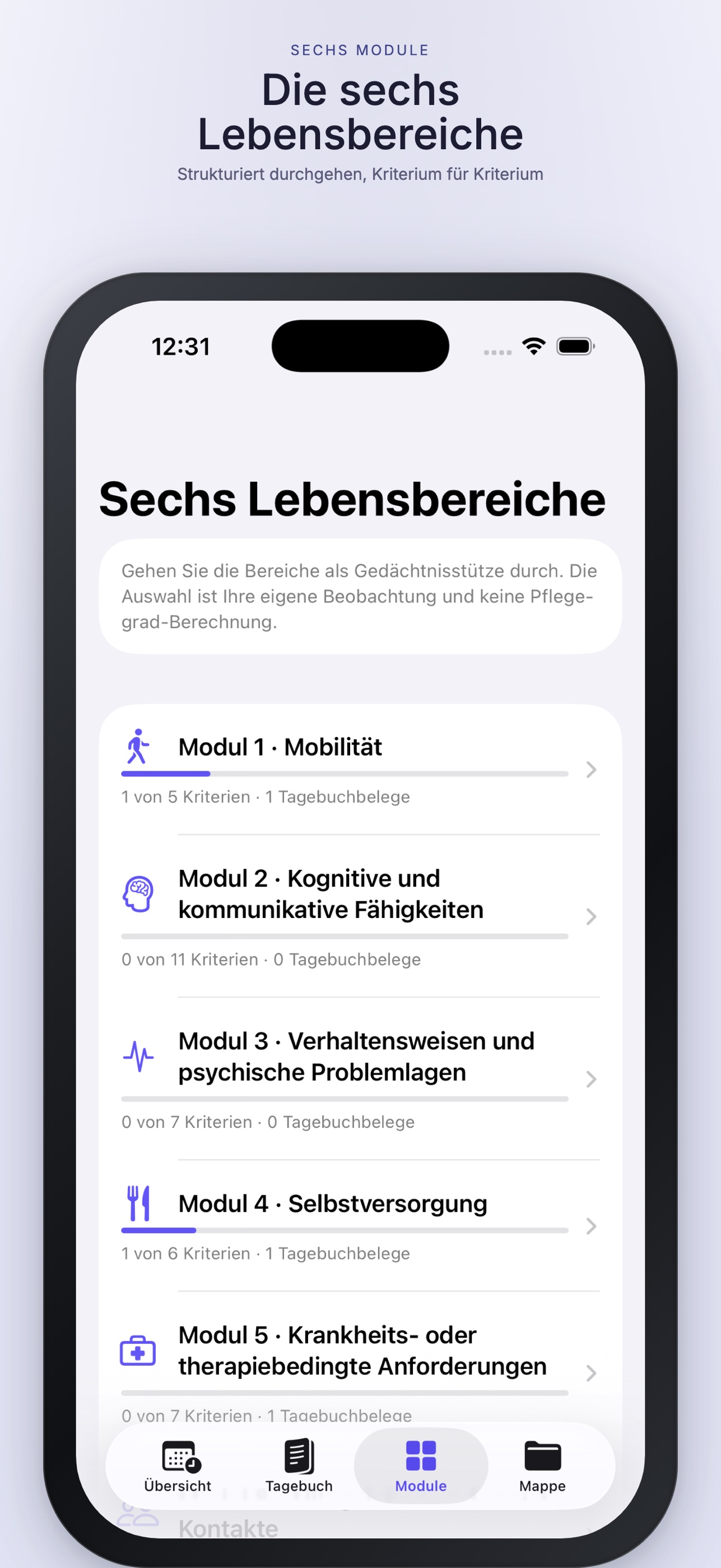 Screenshot 3 of Pflegegrad Mappe