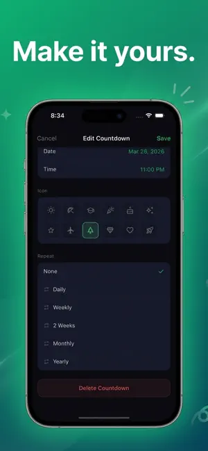 Countdown & Tasks screenshot 2