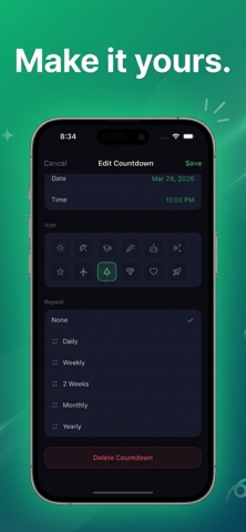 Countdown & Tasks Screenshot 2 of 5