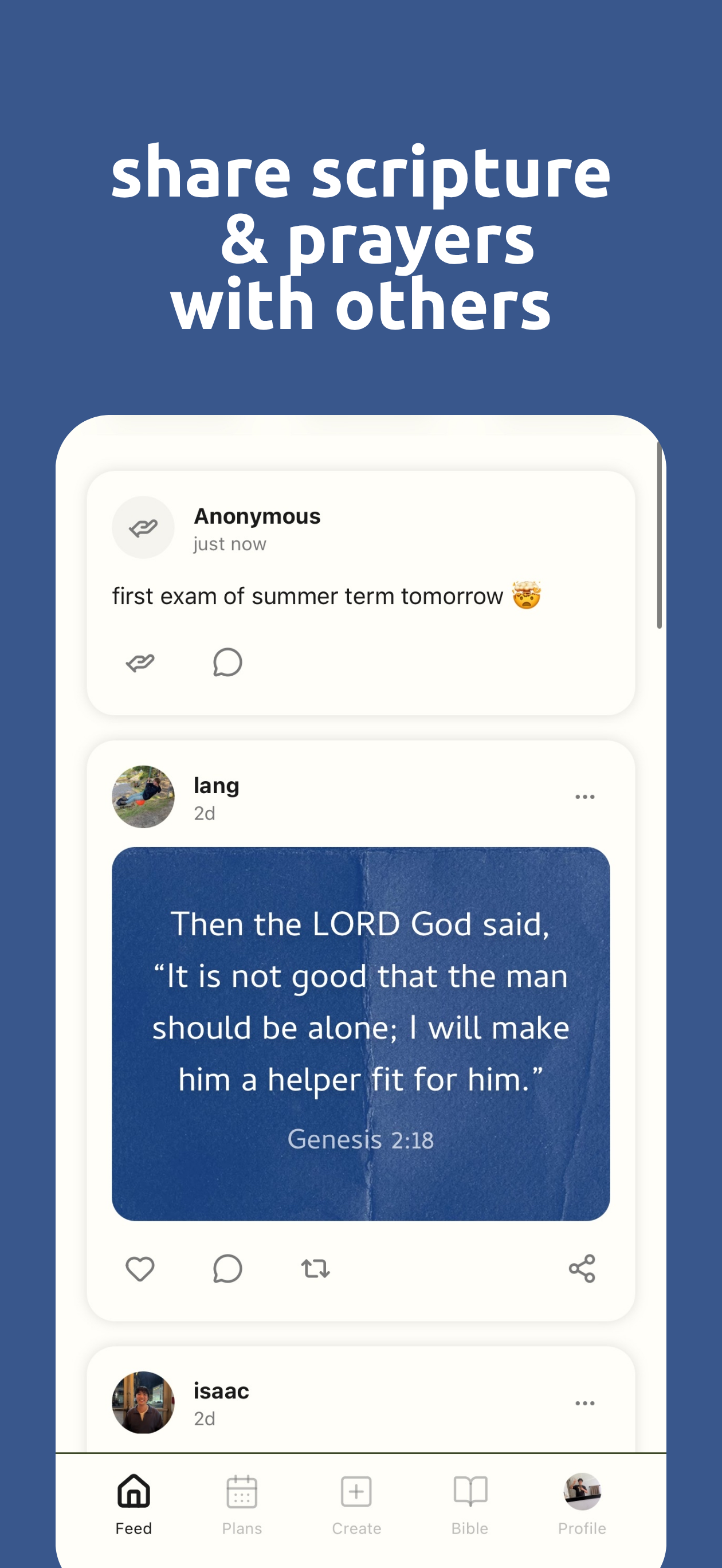 Sowin: Social Bible App