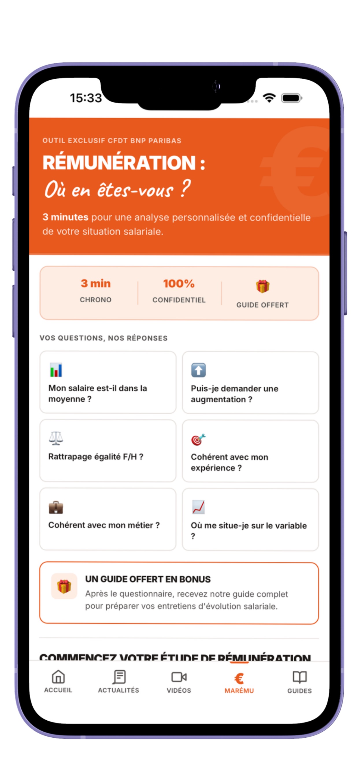 Screenshot 5 of CFDT BNP Paribas