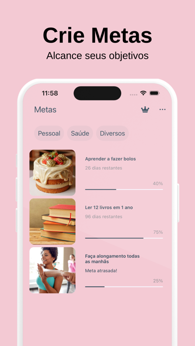 Screenshot 3 of Goals and Objectives App