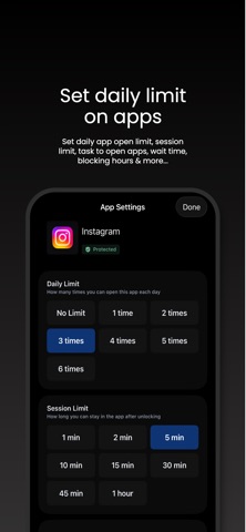 Limit Screen Time: Untap screenshot