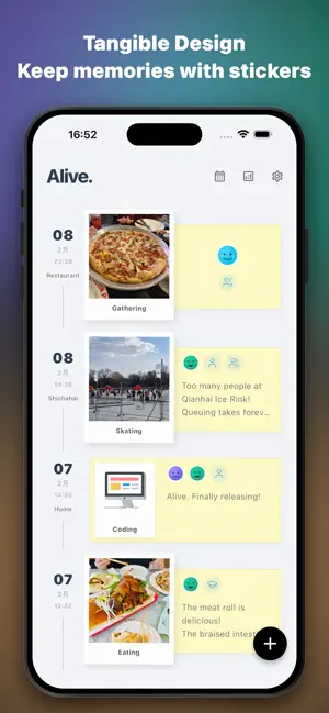 Alive. - Instant Life Log screenshot 1