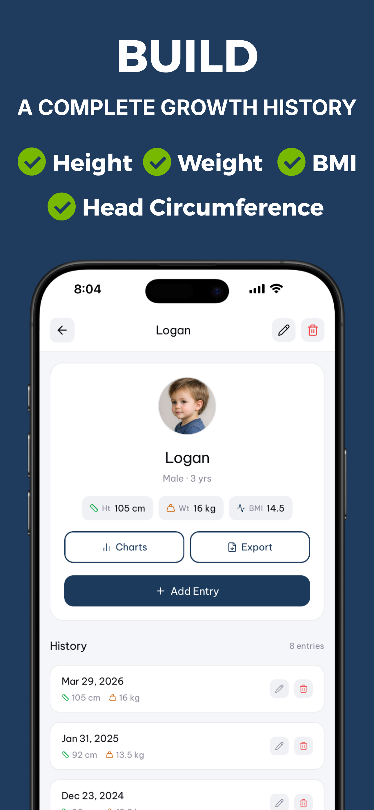 Child Growth Tracker GrowthKit