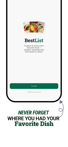 BestList. screenshot