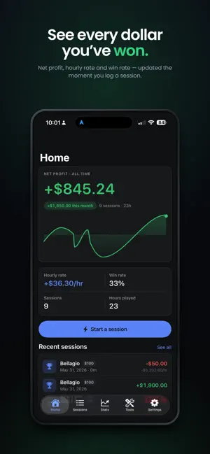 Poker Ledger Pro screenshot 1