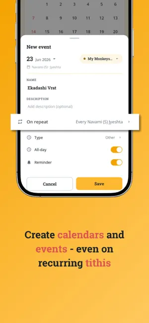 Tithi: Hindu Calendar 2026 screenshot 3
