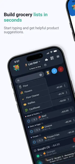 List Owl: Shopping List screenshot 1