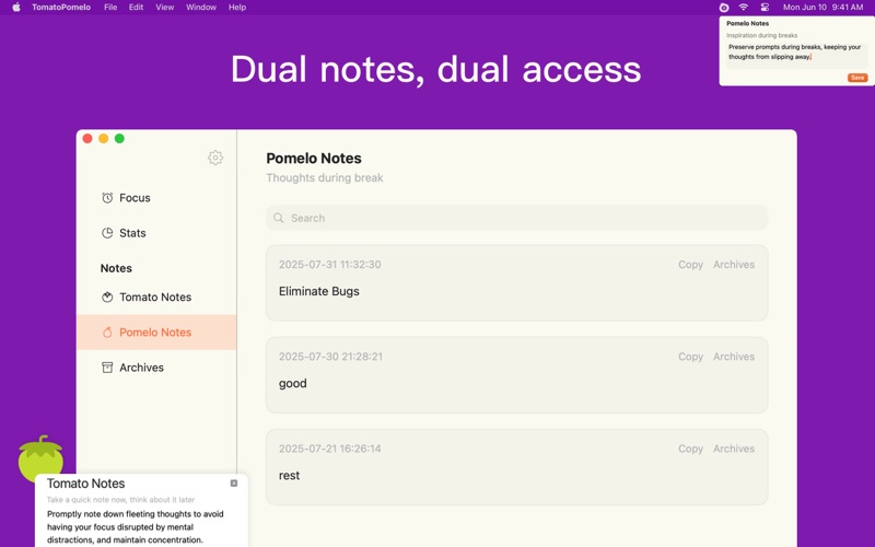 App screenshot