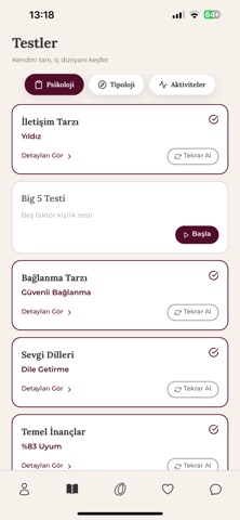 Typo: Kişilik ile Eşleş screenshot