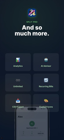 Roommate Bill Splitter - Split iPhone screenshot