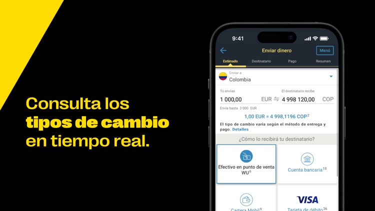 Western Union Mandar Dinero screenshot-4